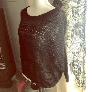 Express Open Stitch Dolman Sleeve Pullover